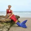 Mermaid Tail and Monofin for Swimming with MER-Shield Tip Protection, Adult Sizes (Super Siren - Blue Monofin, Adult L (JL 12-16)) view 3
