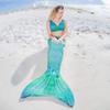 Mermaid Tail and Monofin for Swimming with MER-Shield Tip Protection, Adult Sizes (Siren Green - Green Monofin, Adult L (JL 12-16)) view 4
