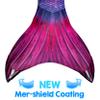 Mermaid Tail and Monofin for Swimming with MER-Shield Tip Protection, Adult Sizes (Bali Blush - Purple Monofin, Adult M (JM 8-10)) view 3