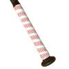 Ballpark Elite Bat Grip Tape for Baseball/Softball | 1.10 MM Precut Baseball Bat Grip Replacement | Red and White Baseball Stitch view 3