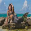 Mermaid Tail and Monofin for Swimming with MER-Shield Tip Protection, Adult Sizes (Sea Monster - Black Monofin, Adult S (JS 4-6)) view 4