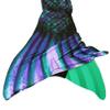 Mermaid Tail and Monofin for Swimming with MER-Shield Tip Protection, Adult Sizes (Dragon Tail - Green Monofin, Adult S (JS 4-6)) view 2