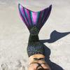 Mermaid Tail and Monofin for Swimming with MER-Shield Tip Protection, Adult Sizes (Dragon Tail - Green Monofin, Adult S (JS 4-6)) view 4