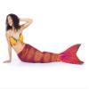 Mermaid Tail and Monofin for Swimming with MER-Shield Tip Protection, Adult Sizes (Tiger Queen - Orange Monofin, Adult L (JL 12-16)) view 3