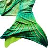 Mermaid Tail and Monofin for Swimming with MER-Shield Tip Protection, Adult Sizes (Lime Rickey - Lime Monofin, Adult S (JS 4-6)) view 2
