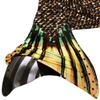 Mermaid Tail and Monofin for Swimming with MER-Shield Tip Protection, Adult Sizes (Sea Monster - Black Monofin, Adult L (JL 12-16)) view 3