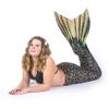 Mermaid Tail and Monofin for Swimming with MER-Shield Tip Protection, Adult Sizes (Sea Monster - Black Monofin, Adult L (JL 12-16)) view 4