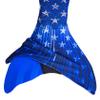 Mermaid Tail and Monofin for Swimming with MER-Shield Tip Protection, Adult Sizes (Super Siren - Blue Monofin, Adult S (JS 4-6)) view 2