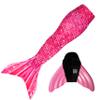 Mermaid Tail and Monofin for Swimming with MER-Shield Tip Protection, Adult Sizes (Bahama Pink - Pink Monofin, Adult L (JL 12-16)) view 1