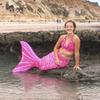 Mermaid Tail and Monofin for Swimming with MER-Shield Tip Protection, Adult Sizes (Bahama Pink - Pink Monofin, Adult L (JL 12-16)) view 3