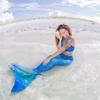 Mermaid Tail and Monofin for Swimming with MER-Shield Tip Protection, Adult Sizes (Blue Lagoon - Turquoise Monofin, Adult M (JM 8-10)) view 4