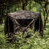 Ameristep Brickhouse 3-Person Easy Set-Up Low-Noise Hunting Camouflage Ground Blind, Mossy Oak Break Up Country - Canada Compliant view 2