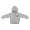 Creative Knitwear College Baby NCAA Officially Licensed Snap Hooded Jacket - Purdue Boilermakers Logo - Oxford - 3T view 1