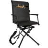 Muddy Swivel Ground Seat with Adjustable Legs - Durable Foldable Portable Hunting Outdoor 360 Degree Flex-Tek Seat with Integrated Armrests & Removable Carry Strap, 300 Lbs. Maximum Capacity view 1