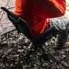 Muddy Swivel Ground Seat with Adjustable Legs - Durable Foldable Portable Hunting Outdoor 360 Degree Flex-Tek Seat with Integrated Armrests & Removable Carry Strap, 300 Lbs. Maximum Capacity view 3