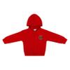 Creative Knitwear College Baby NCAA Officially Licensed Snap Hooded Jacket - Cornell Big Red Bear Logo - Red - 3T view 1