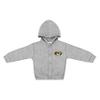 Creative Knitwear College Baby NCAA Officially Licensed Snap Hooded Jacket - Missouri Tigers Logo - Oxford - 3T view 1