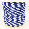 Derby Rope 1/2 x 300 Solid Braid Multifilament Utility Propylene Rope, All Purpose MFP, Soft Touch Equestrian Derby Rope,Cord for Crafts, Sports, Landscaping, Horse Tack, Pets & Dcor Blue and White view 1