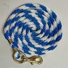Derby Rope 1/2 x 300 Solid Braid Multifilament Utility Propylene Rope, All Purpose MFP, Soft Touch Equestrian Derby Rope,Cord for Crafts, Sports, Landscaping, Horse Tack, Pets & Dcor Blue and White view 3