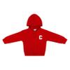 Creative Knitwear College Baby NCAA Officially Licensed Snap Hooded Jacket - Cornell Big C Logo - Red - 3T view 1