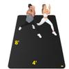 POGAMAT Premium Large Exercise Mat - 8 ft X 4 ft X 1/4" Thick Durable Workout Mat For Home Gym Flooring - Works Great For All Cardio, Yoga Mat, Exercise Bike Mat - Use With Or Without Shoes view 1