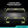 RBX Aerobic Step Platform with Non-Slip Textured Surface -2-Level Adjustable Steppers for Exercise, Compact, Lightweight, Easy-To-Store Exercise Step & Fitness Step Bench view 4