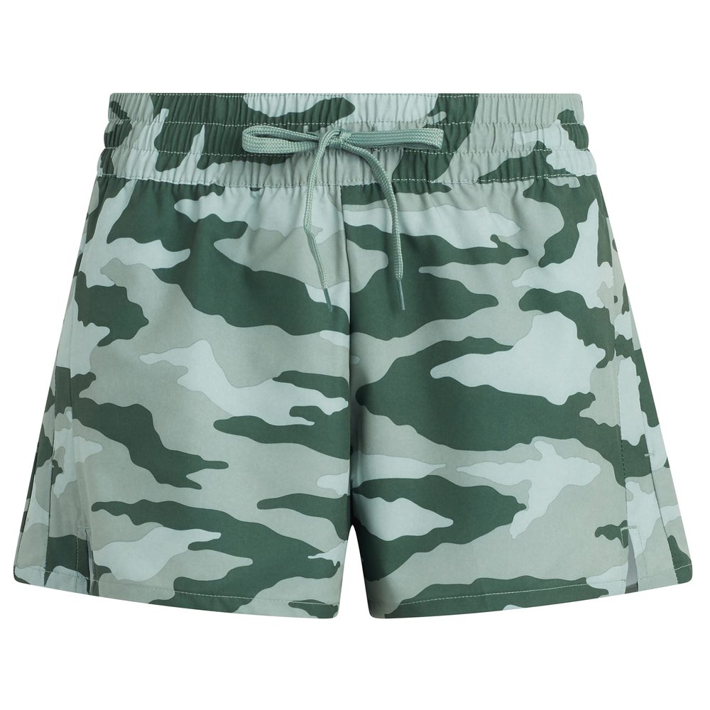 Kanu Surf Women's Darren Stretch UPF 50+ Active Swim and Workout Boardshort, Beach Camo Green, 8