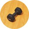 Fitvids BalanceFrom Set of 2 Neoprene Coated Non-Slip Grip Dumbbell Weights, Black view 3