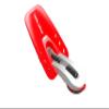 Tidal Wake XLR8 WakeSurf Shaper -Wave Generator for The Best Wake-Surfing Waves, Wakesurf Creator Solution for Inboards, V-Drive, Forward Drive Boats - Floating (Silver/Red) view 1