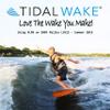 Tidal Wake XLR8 WakeSurf Shaper -Wave Generator for The Best Wake-Surfing Waves, Wakesurf Creator Solution for Inboards, V-Drive, Forward Drive Boats - Floating (Silver/Red) view 2