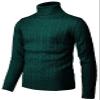 H2H Mens Casual Slim Fit Pullover Sweaters Knitted Henley Long Sleeve Thermal DarkGreen US 3XL/ 4XL (CMOSWL045) view 1