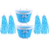 4pcs Bike Accessories for Kids Front Handlebar Bike Basket Streamers Tassel Ribbons for Boys Girls (Blue) view 1