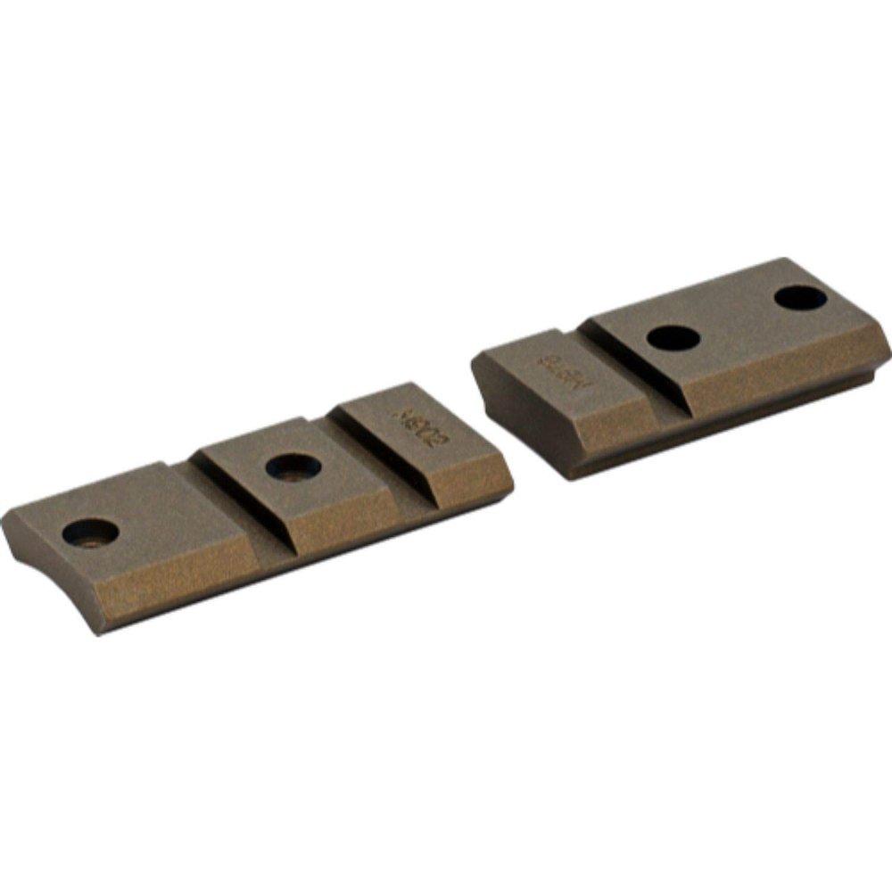 Warne Maxima M902/876BB Remington 700 Base, Two Piece Base Set, 6-48 Screws, Cerakote Finish, Burnt Bronze