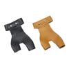 Obert Handmade Archery Finger Protecter Glove Hand Tab Guard Hunting Fingers Protector Shooting Hunting Bow String for Left Hand Black Brown (Brown)