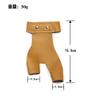Obert Handmade Archery Finger Protecter Glove Hand Tab Guard Hunting Fingers Protector Shooting Hunting Bow String for Left Hand Black Brown (Brown) view 3