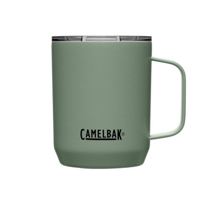 CamelBak Horizon 12oz Camp Mug - Insulated Stainless Steel - Tri-Mode Lid - Moss