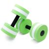 OSMOFUZE Aquatic Exercise Dumbbells  Set of 2 for Water Aerobics Fitness and Pool Exercises Green view 1