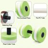 OSMOFUZE Aquatic Exercise Dumbbells  Set of 2 for Water Aerobics Fitness and Pool Exercises Green view 3