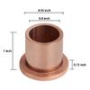 10L0L Golf Cart Flanged Spindle Bronze Bushing, King Pin Steering Knuckle Bushing Kit for Club Car Precedent 2004-Up OEM# 102288201, 102288401 view 3
