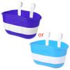 Children Bicycle Hollow Basket, Bike Tricycle Scooter Storage Front Handlebar Plastic Carrier Basket Plastic view 2