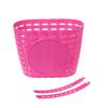 Children Bicycle Hollow Basket, Bike Tricycle Scooter Storage Front Handlebar Plastic Carrier Basket Plastic view 1