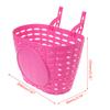 Children Bicycle Hollow Basket, Bike Tricycle Scooter Storage Front Handlebar Plastic Carrier Basket Plastic view 3