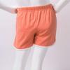 Agoky Kids Girls Soft Cotton Elastic Activewear Shorts for Running Fitness Gym Workout Yoga Sports Performance Orange 3-4 view 4