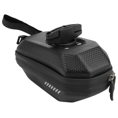 Keenso Mountain Carbon Grain Tail Bag Under Seat Saddle Bags Rear Rack Large Capacity Hard Shell Seat Bag Cycling Equipment
