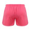 Agoky Kids Girls Soft Cotton Elastic Activewear Shorts for Running Fitness Gym Workout Yoga Sports Performance Watermelon Red 4-5 view 4