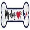 Fan Creations NFL Houston Texans Unisex Houston Texans Dog Bone Sign, Team Color, 6 x 12 view 1