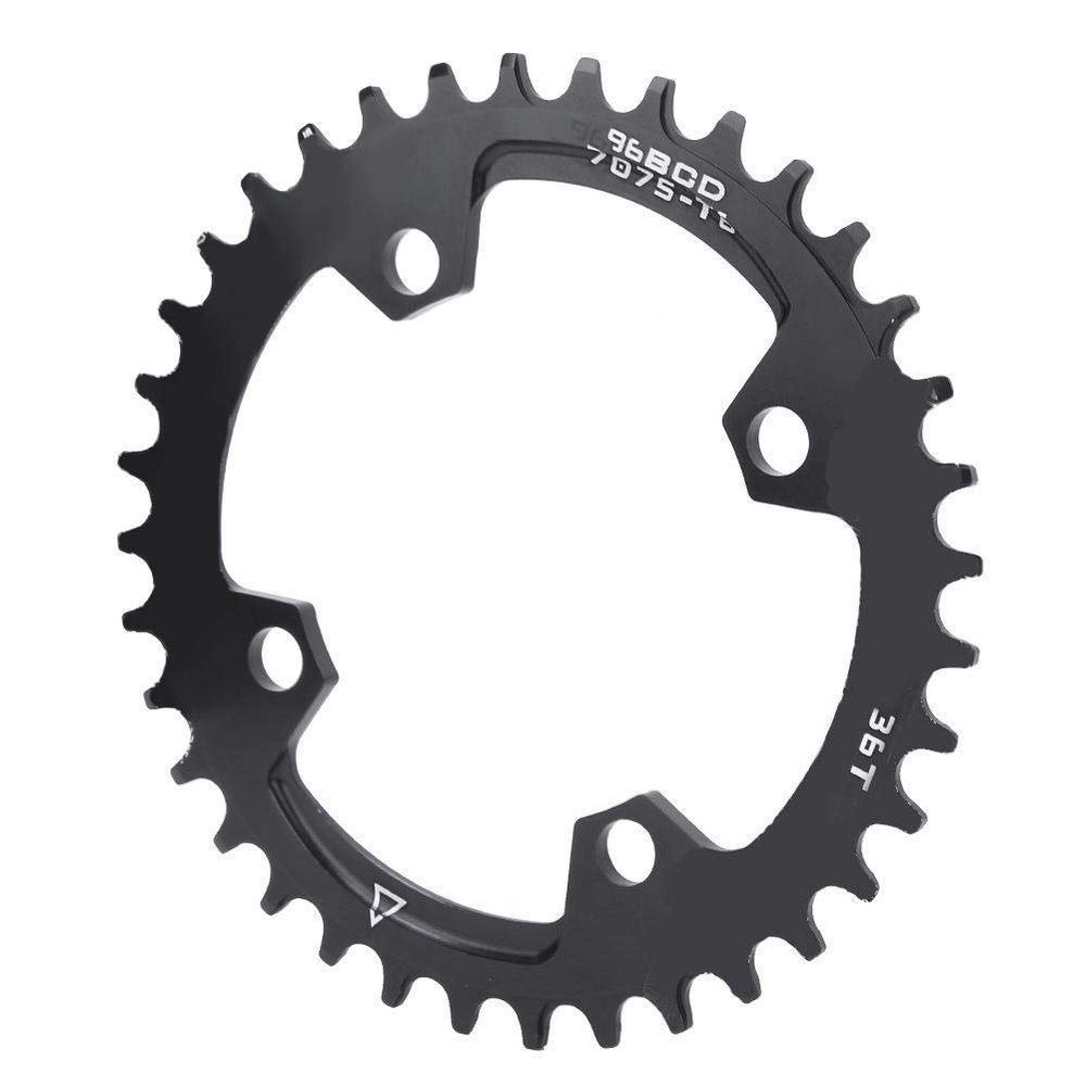 Chainring 96BCD Narrow Wide Round Chainring Repair Chain Ring for Mountain (36T)