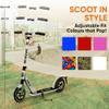 Hurtle Renegade Kick Scooters for Kids Teenagers Adults- 2 Wheel Kids Scooter with Adjustable T-Bar Handlebar - Alloy Anti-Slip Deck - Portable Folding Scooters for Kids with Carrying Strap view 3