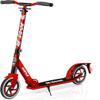 Hurtle Teenager Kick Scooter - 2 Wheel with Adjustable T-Bar Handlebar - Folding Adult with Alloy Anti-Slip Deck - 8" Smooth Gliding Wheels view 1