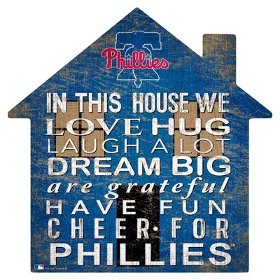 MLB Philadelphia Phillies Unisex Philadelphia Phillies House Sign, Team Color, 12 inch